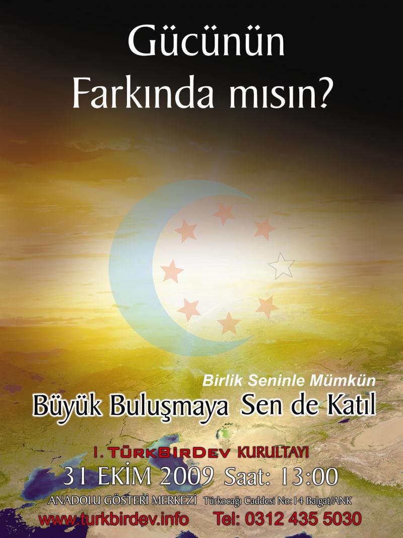 TurkBirDev Kurultay Afisi